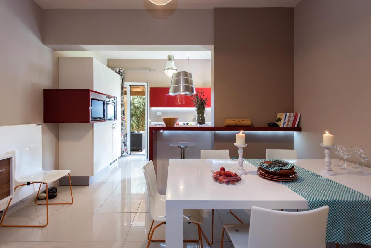 Terra Rossa By Konnect, Views To Ionian Sea Villa Spartylas Luaran gambar
